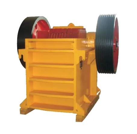 Jaw crusher product image from the supplied brochure.