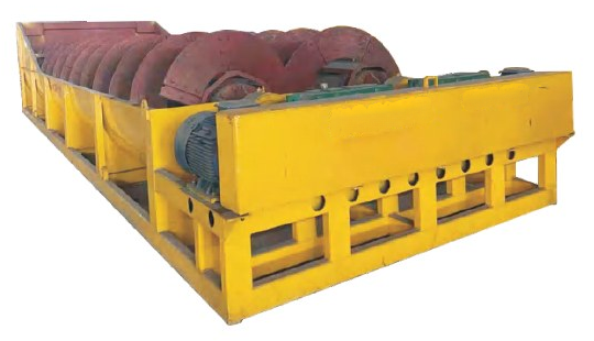 Sand washing machine product image from the supplied brochure.